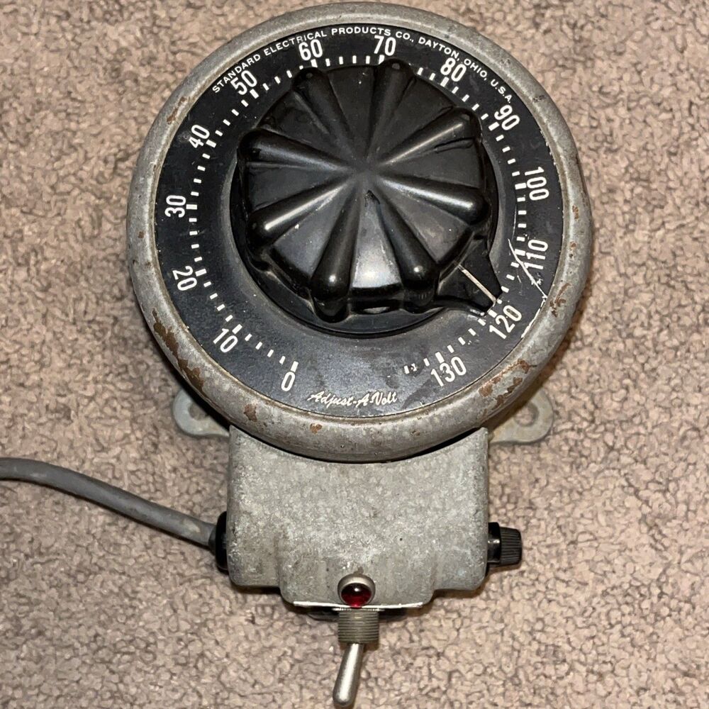 Adjust A Volt Variable Auto Transformer Type 500B, 115 Volt